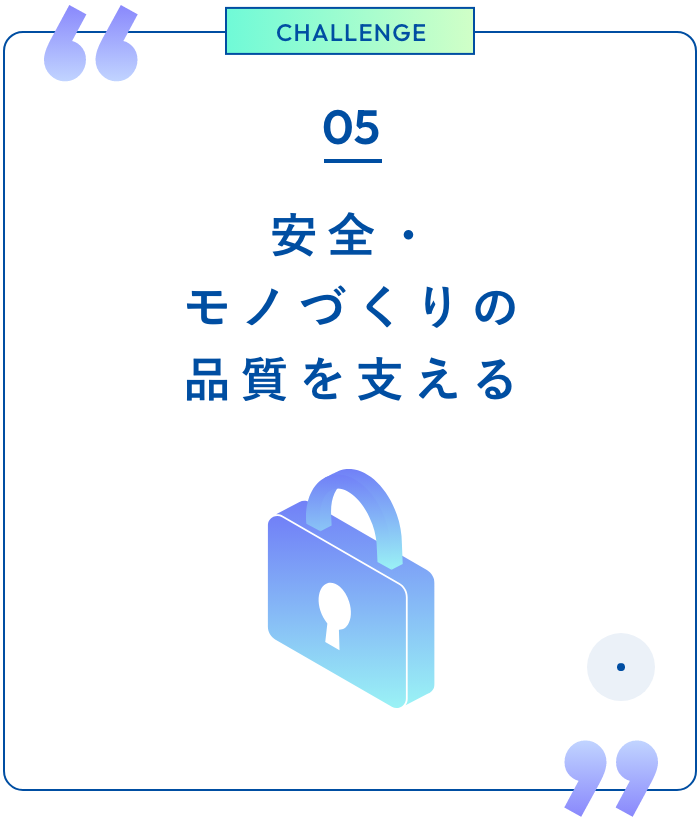 05 健康を<br>支える